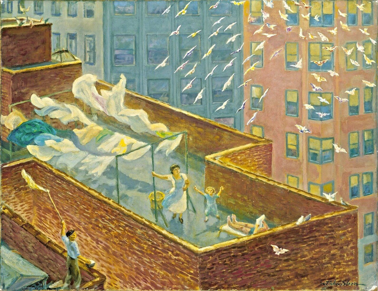 画家ジョン・スローンとニューヨークの庶民｜artoday - chiaki