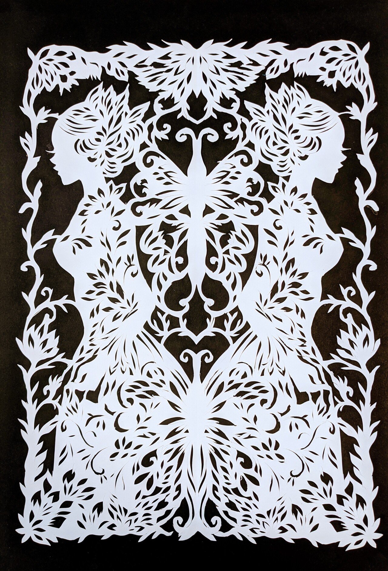 切り絵 蝶の貴婦人 Mlho Note 切り絵 蝶の貴婦人 Mlho Note