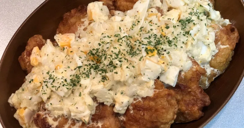 料理 男飯no 77 俺のﾁｷﾝ南蛮 えいと Note