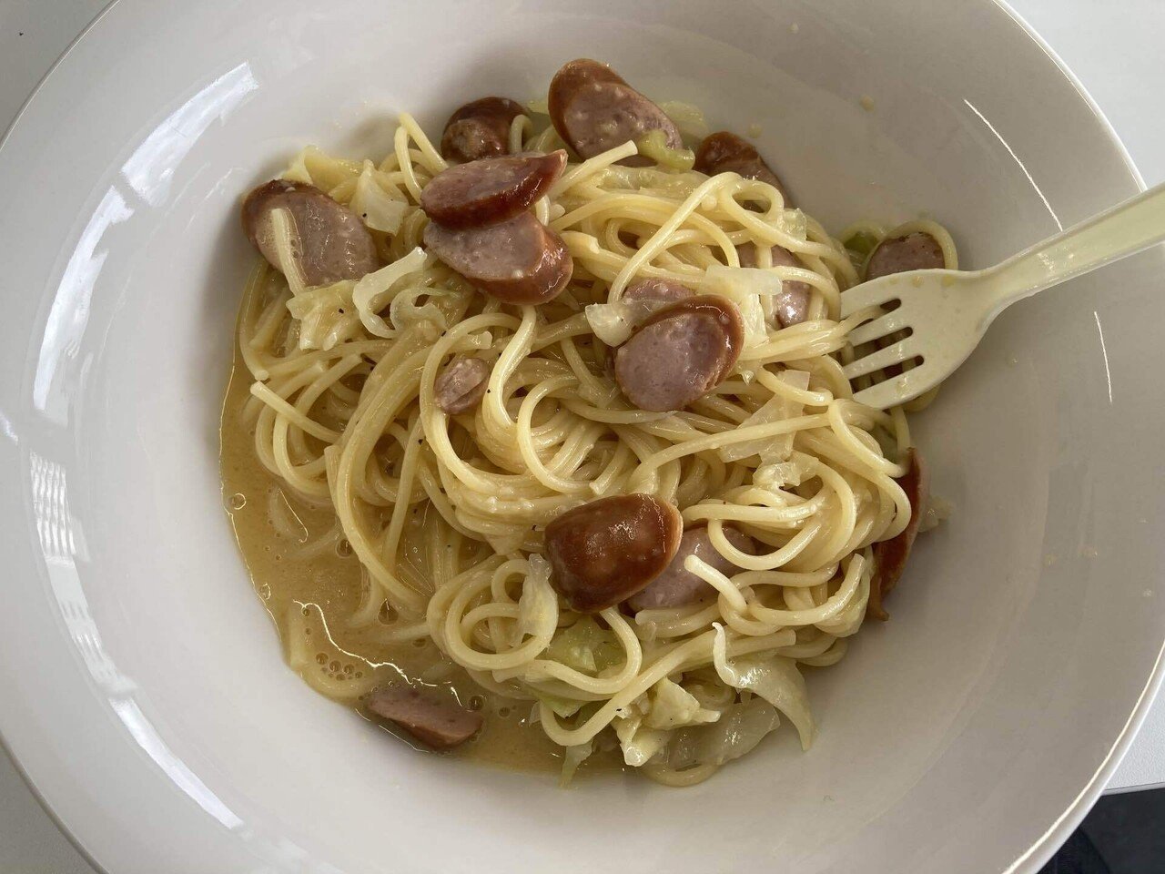 カルボナーラ／毎日スープジャー ⑫｜Norihisa Kurabe