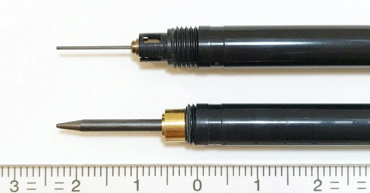 ぺんてる「スマッシュ」を改造して芯の太さを変えてみる（4） 2.0mm芯