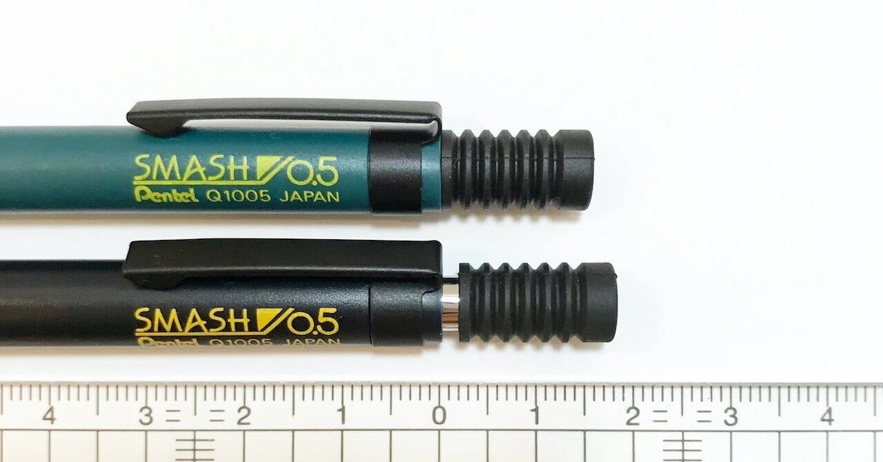 ぺんてる「スマッシュ」を改造して芯の太さを変えてみる（4） 2.0mm芯