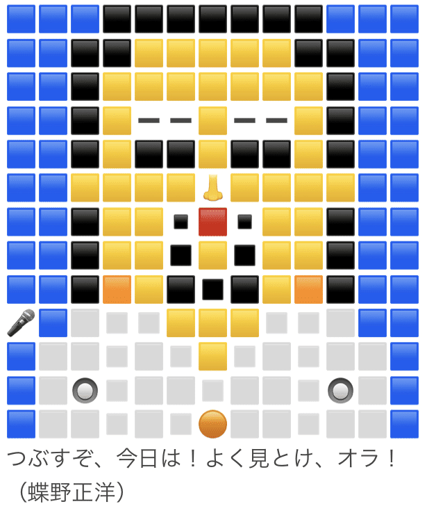 本日の絵文字アート 時は来た ツイッタート Note 本日の絵文字アート 時は来た ツイッタート Note