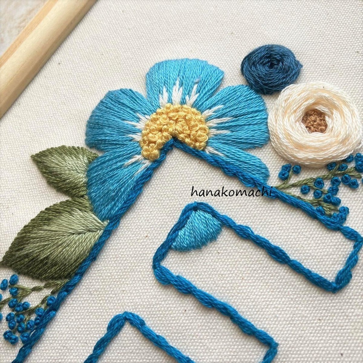 刺繍作品】2021.4.8時点｜はなこまち/刺繍作家 