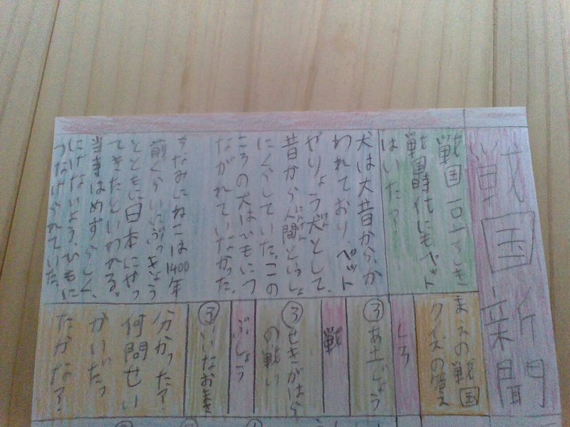 戦国新聞 第四号 景虎号 Note