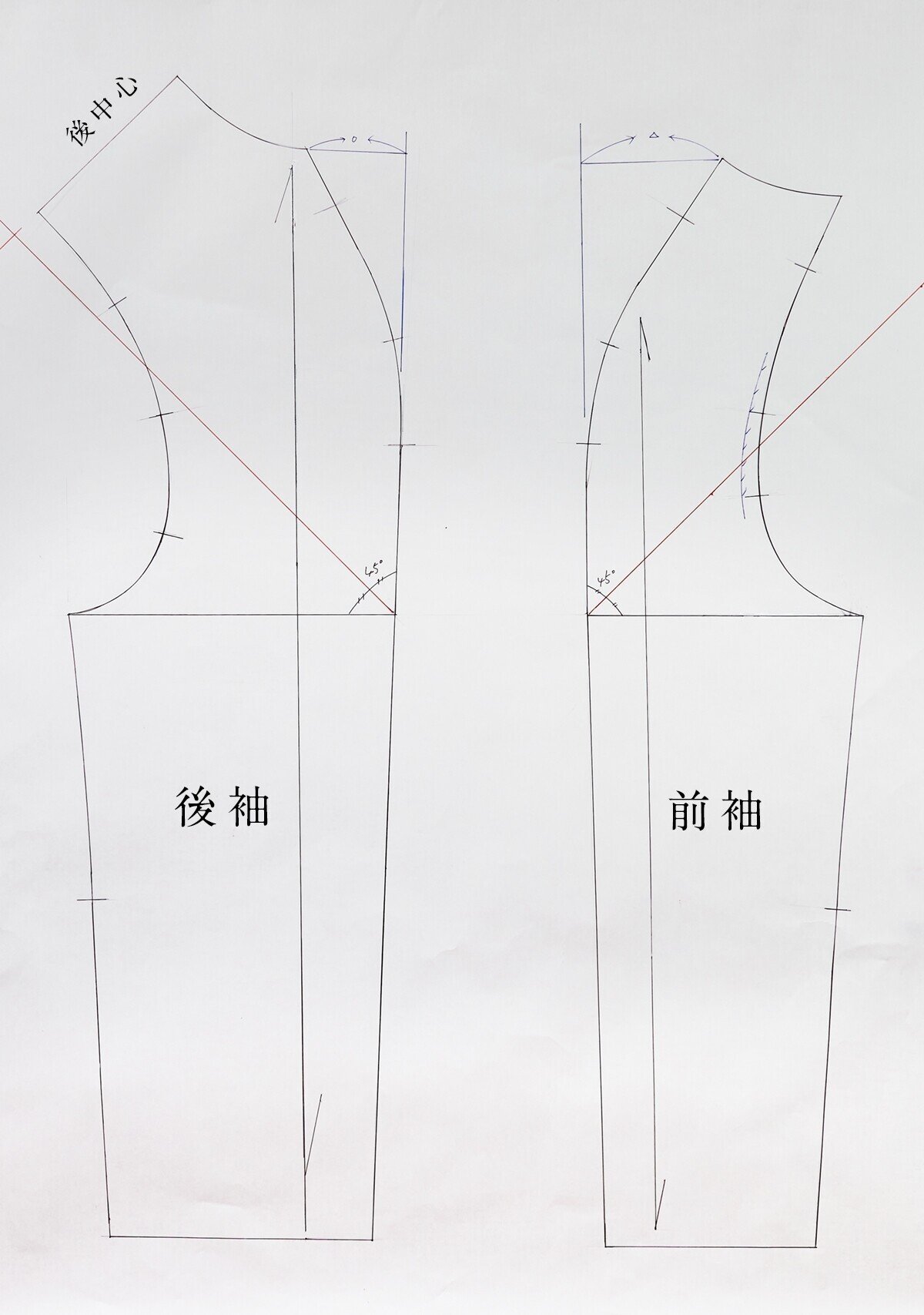 ラグラン袖パターン修正 Salon De Moulage Note ラグラン袖パターン修正 Salon De Moulage Note