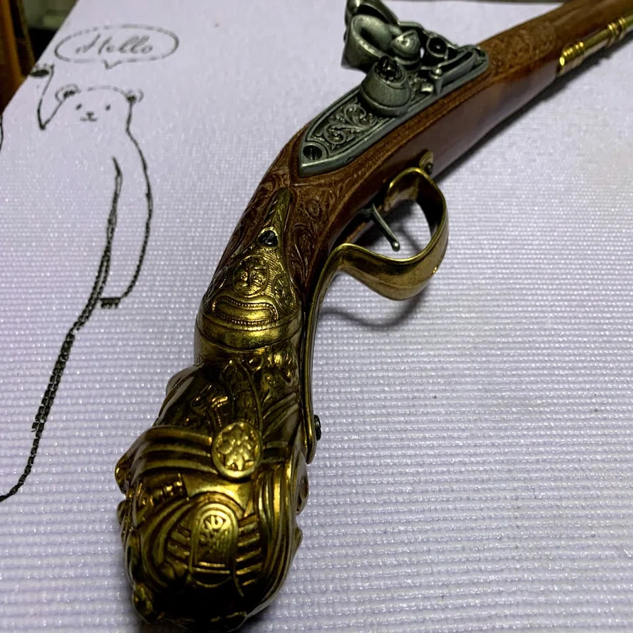 光沢磨き】Denix1314 古式銃レプリカを磨いてみた。｜KENMAYA