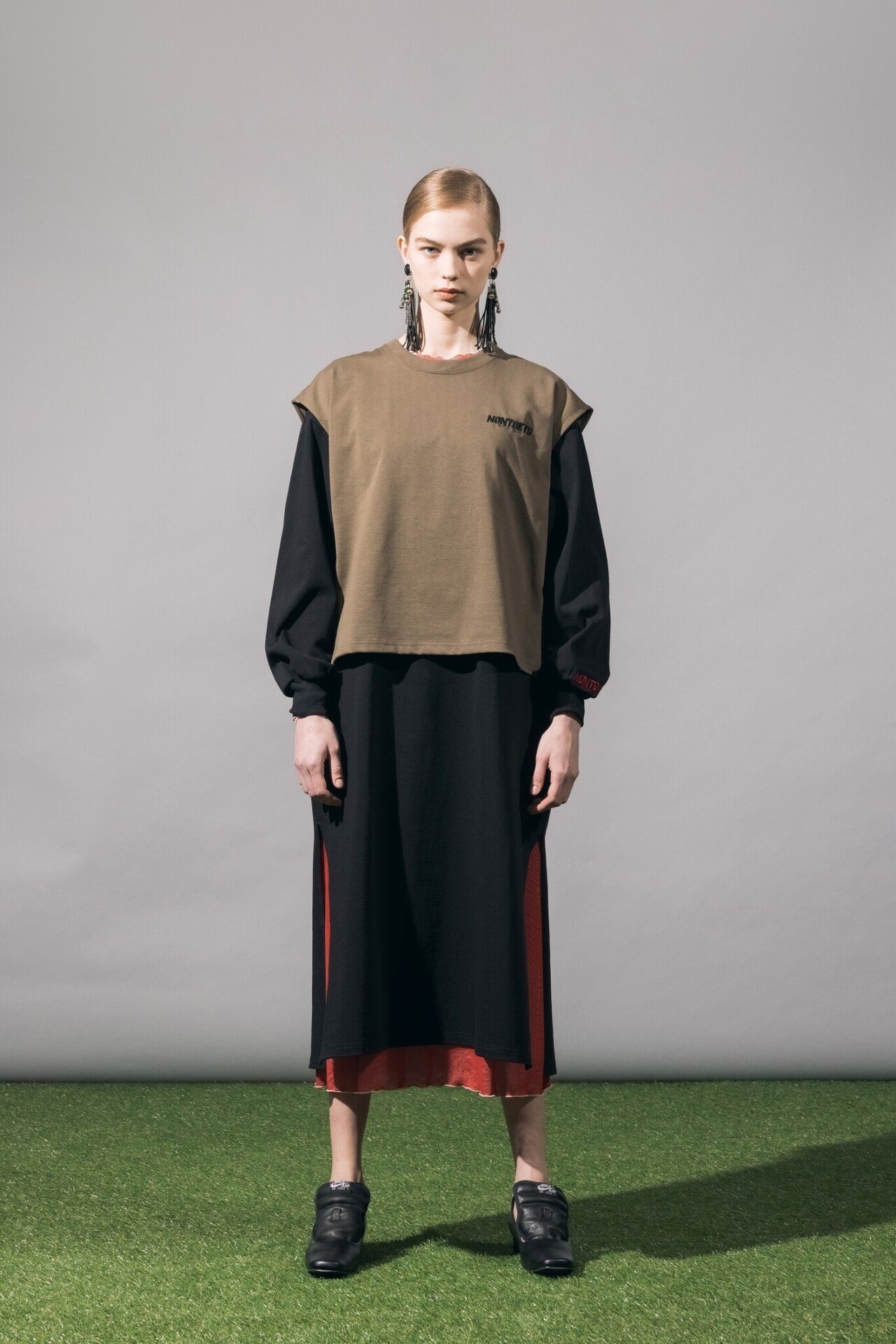 non tokyo/ギミックロングワンピース/2022AW | vrealitybolivia.com