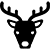 鹿のフリーアイコン2