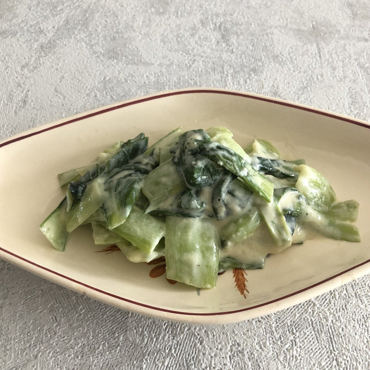 青梗菜クリーム煮