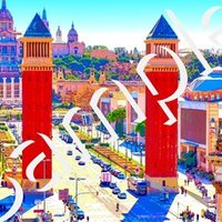 Pc スマホ用壁紙 スペイン グエル公園とバルセロナの街並み 作品no 038 Gallery Misutawo Note