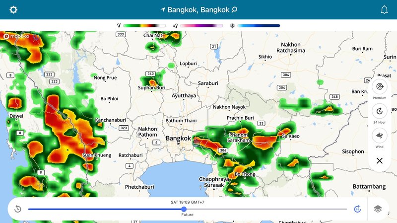 バンコクの天気 今日