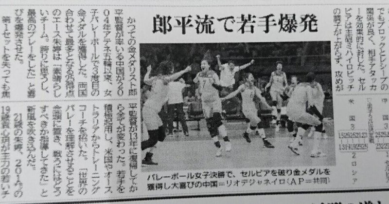 2016リオ五輪女子バレー 勝ったのは朗平率いる中国でした tetsu co volleyball note