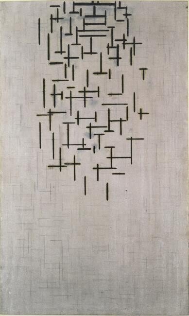 ピート・モンドリアン、『海（突堤と海原）』、希少な画集より ピート・モンドリアン、『海（突堤と海原）』、希少な画集より