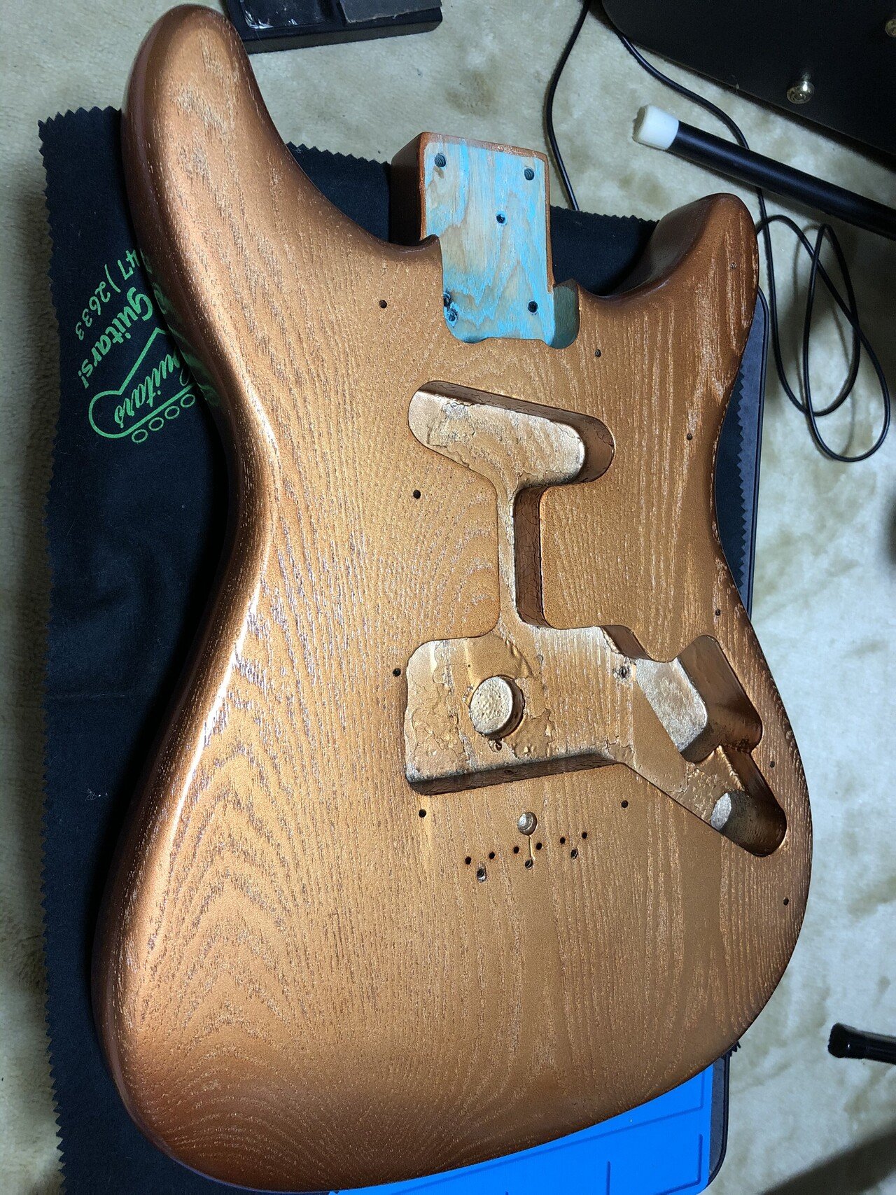 Fender LEAD2のLast Waltz Stratocaster化 #コスプレ｜田村六蔵