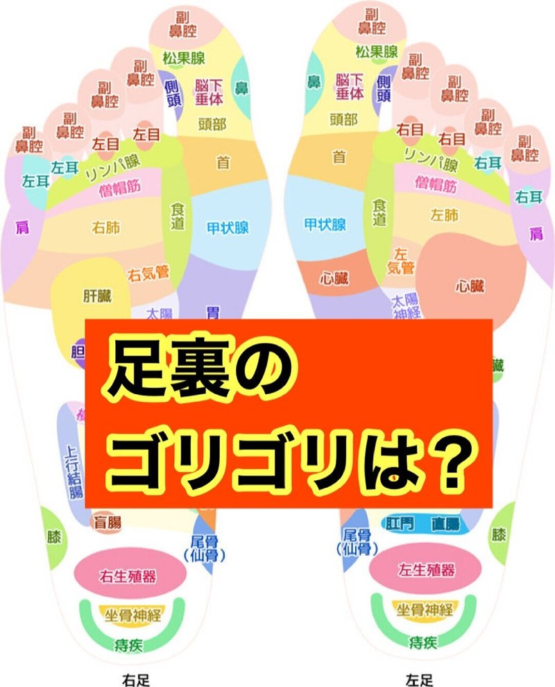 足裏のゴリゴリは 福岡六本松足つぼ専門キャトルボディ Note