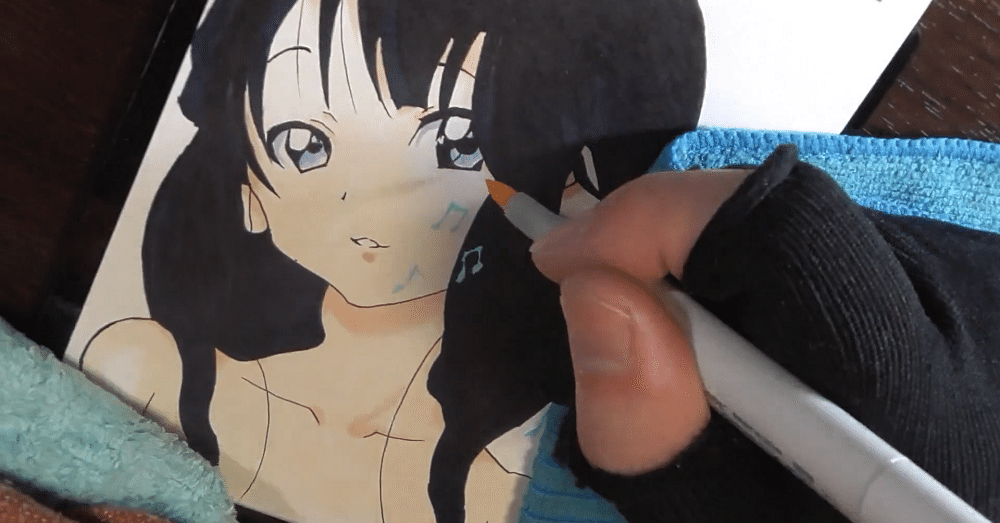 アニメ けいおん 秋山澪を描いてみました Roka Note