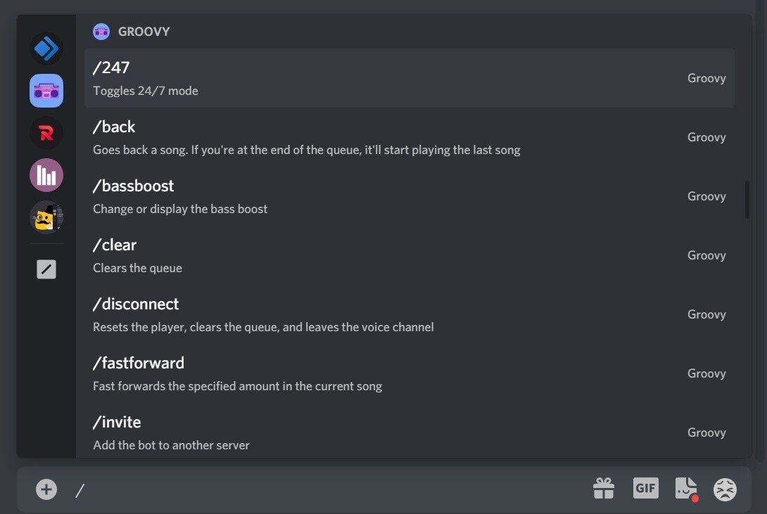 Discord Groovyの使い方 音楽bot Management Support Server Note Discord Groovyの使い方 音楽bot Management Support Server Note