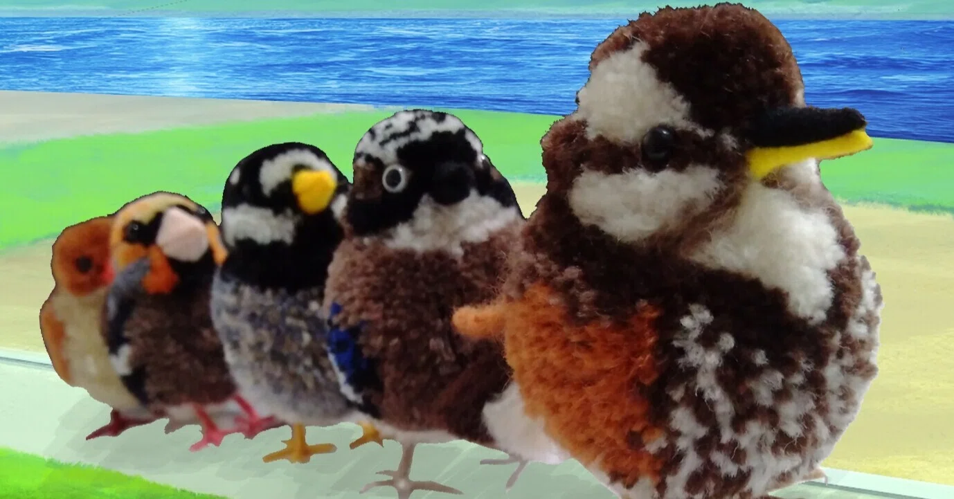 ぽんぽんで日本の野鳥650種をつくる！その8｜すずめ