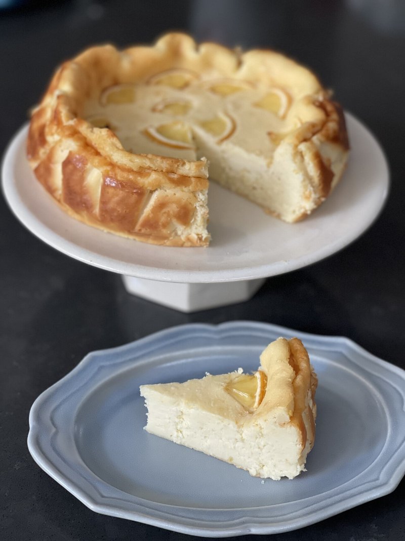 チーズケーキの渦巻きレモンバターケーキのレシピ