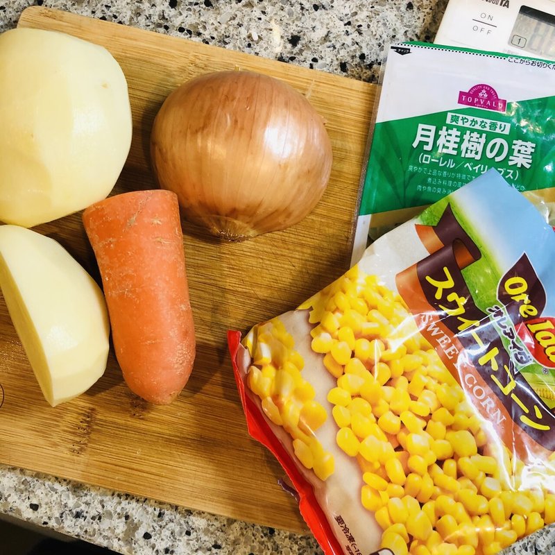 手作り離乳食 コーンチャウダー ジーナレシピ ばたこ Note 手作り離乳食 コーンチャウダー ジーナレシピ ばたこ Note