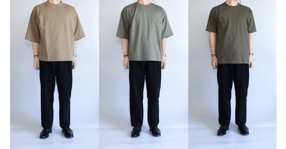 MUJI laboワイドシルエットTシャツ4枚セット