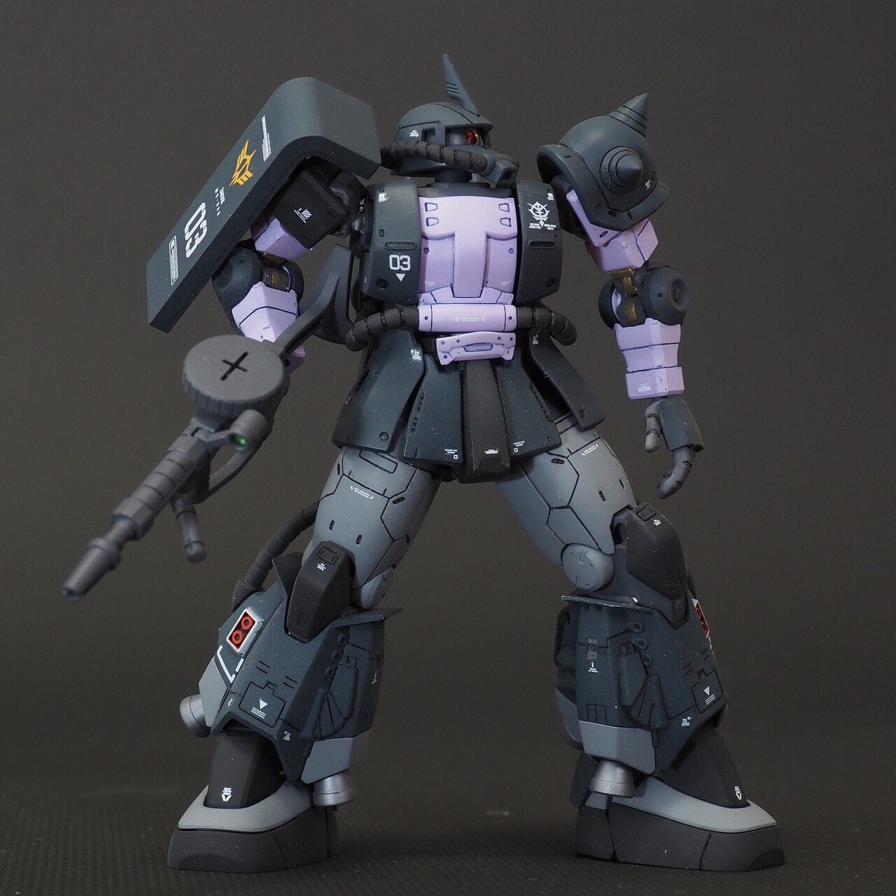 高機動型ザクⅡ/黒い三連星仕様：バックショットの衝撃を再び。｜Reiji