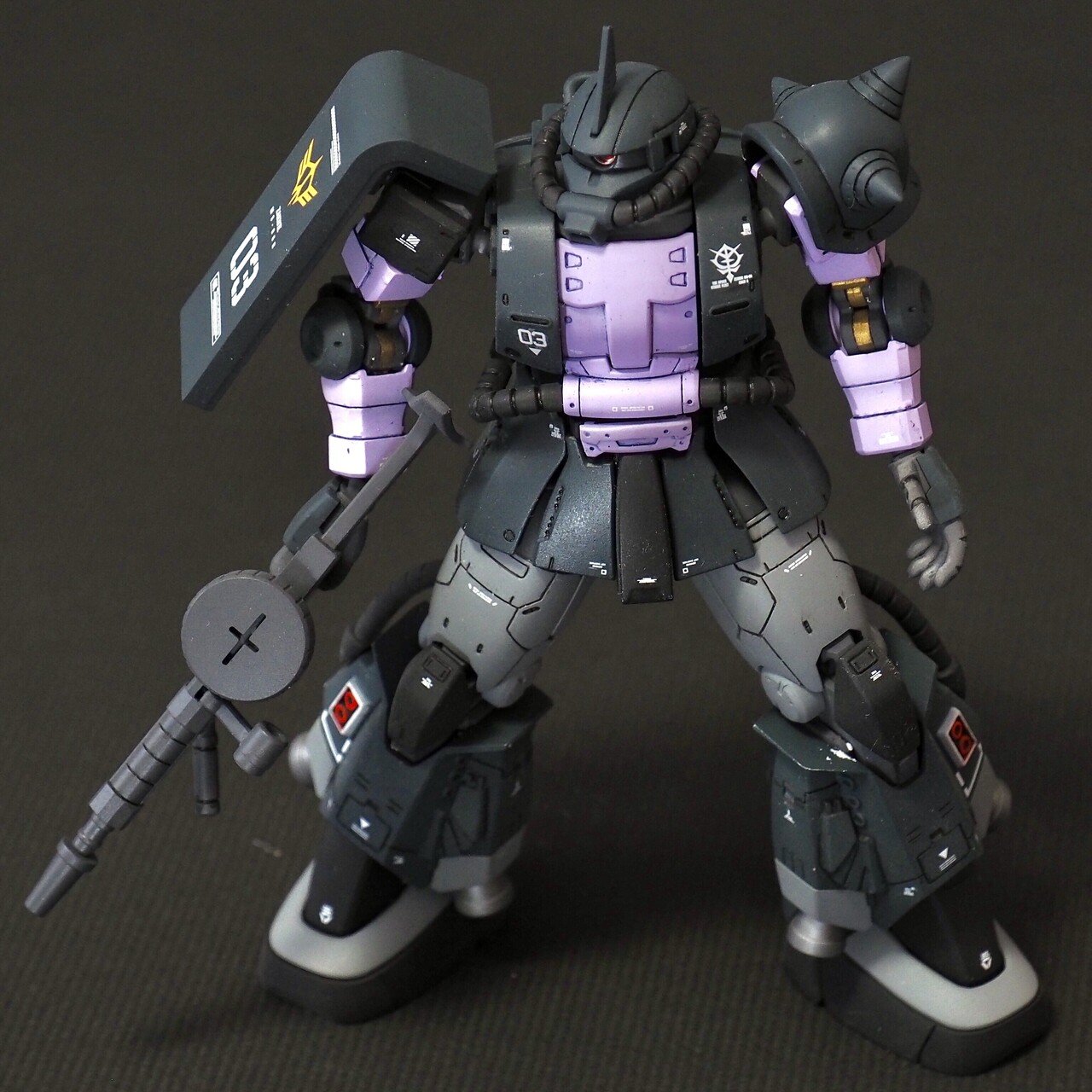 高機動型ザクⅡ/黒い三連星仕様：バックショットの衝撃を再び。｜Reiji