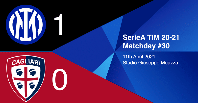 曇りのち晴れのち曇り セリエa第30節 インテル カリアリ レビュー Tora Note