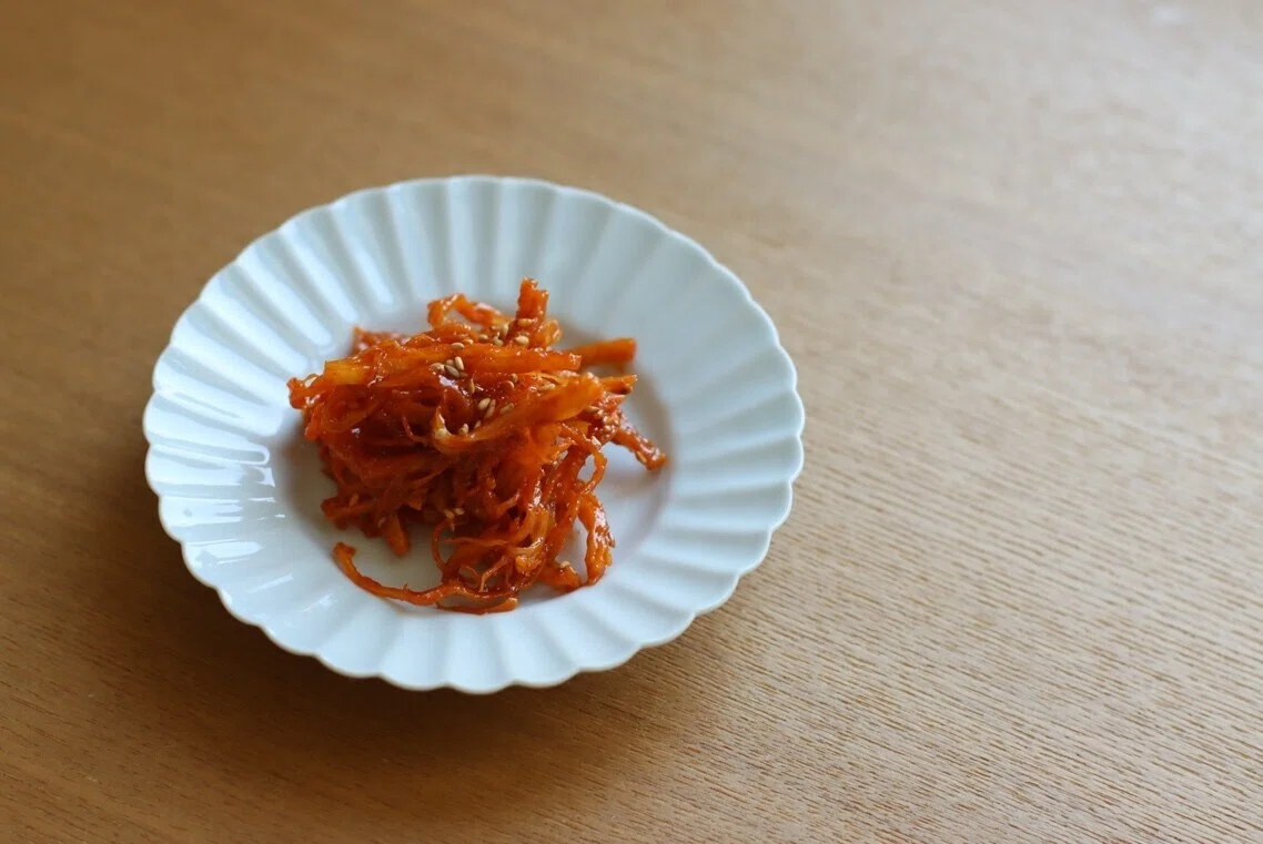 レシピつき とにかく簡単 韓国の定番おかず さきいかの甘辛コチュジャン和え 南うさぎ 美味しい韓国ドラマ K Contentsをもっと愉しむ Note レシピつき とにかく簡単 韓国の定番おかず さきいかの甘辛コチュジャン和え 南うさぎ 美味しい韓国ドラマ K Contentsをもっと愉しむ Note