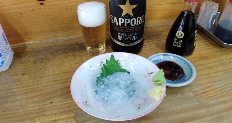 のれそれ Young Conger Eel In Leptocephalus Stage 東京都足立区北千住 幸楽 刺身馬鹿一代 Sasimi Nerd Life Note