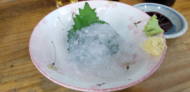 のれそれ Young Conger Eel In Leptocephalus Stage 東京都足立区北千住 幸楽 刺身馬鹿一代 Sasimi Nerd Life Note