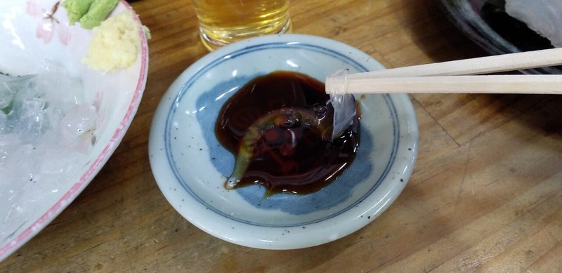 のれそれ Young Conger Eel In Leptocephalus Stage 東京都足立区北千住 幸楽 刺身馬鹿一代 Sasimi Nerd Life Note