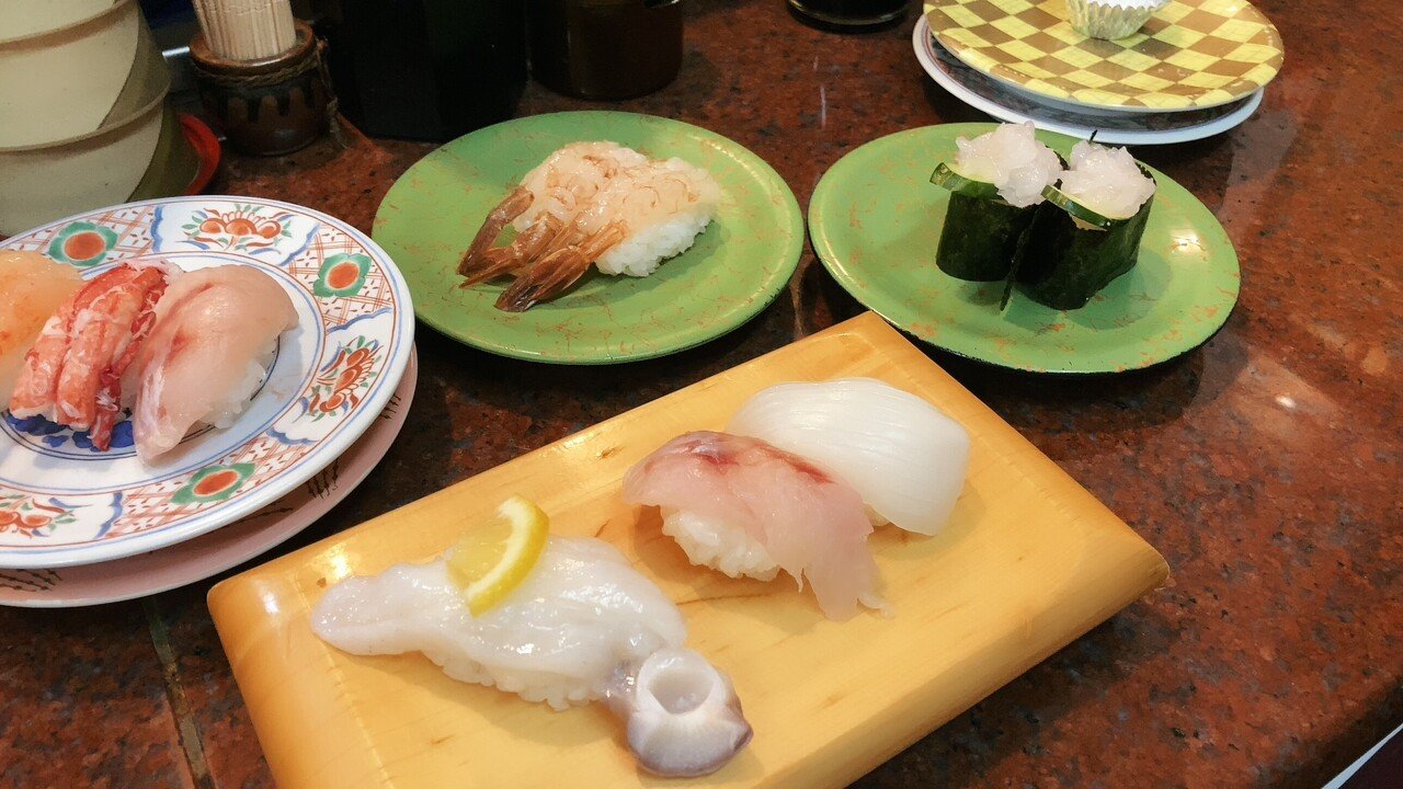 今日は回転寿司スタイルで ガスエビに白エビ 塩でいただくノドグロ ゆういー Note 今日は回転寿司スタイルで ガスエビに白エビ 塩でいただくノドグロ ゆういー Note