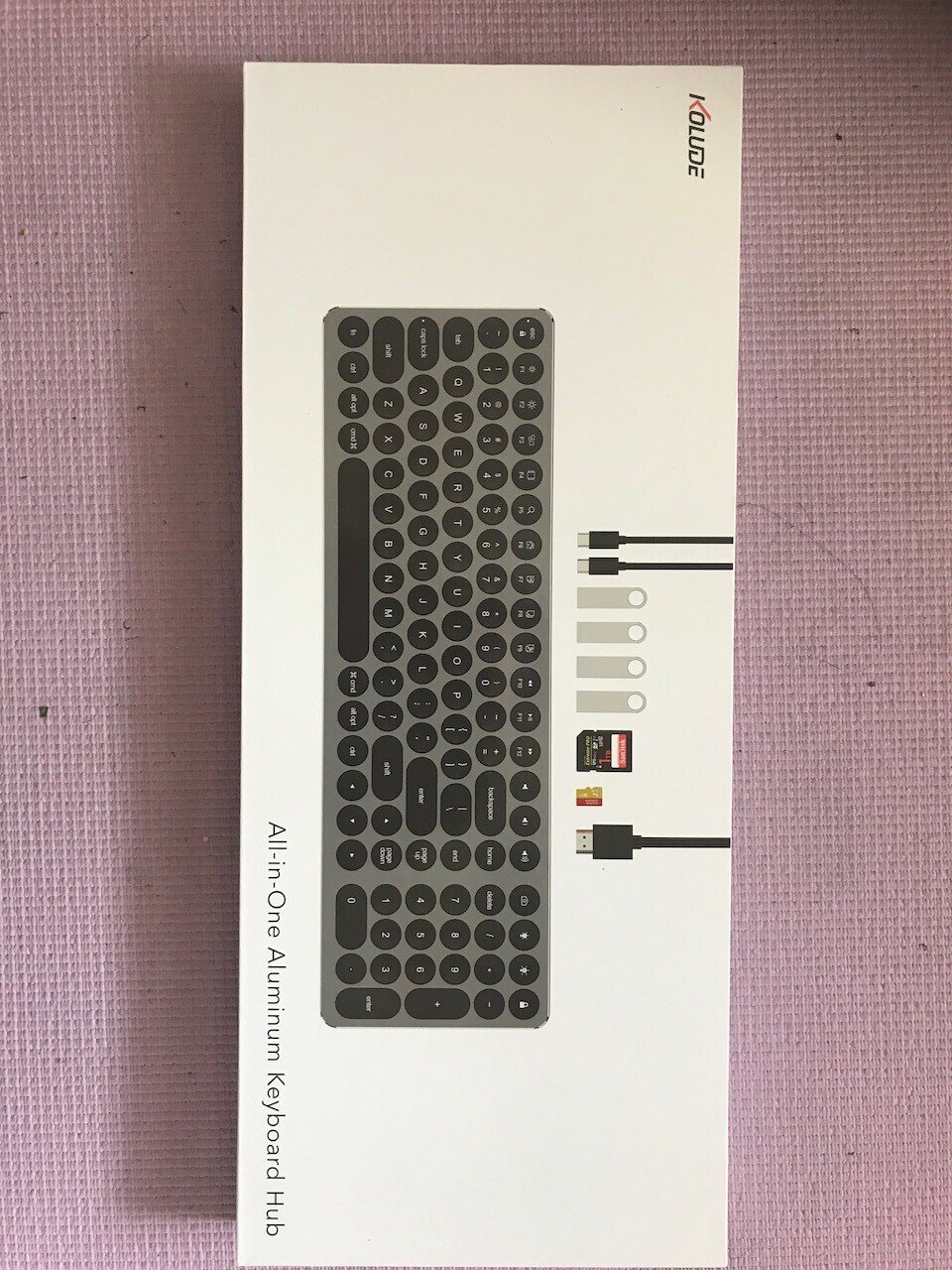 9in1 USBハブ付きキーボード「KOLUDE」｜大山大工