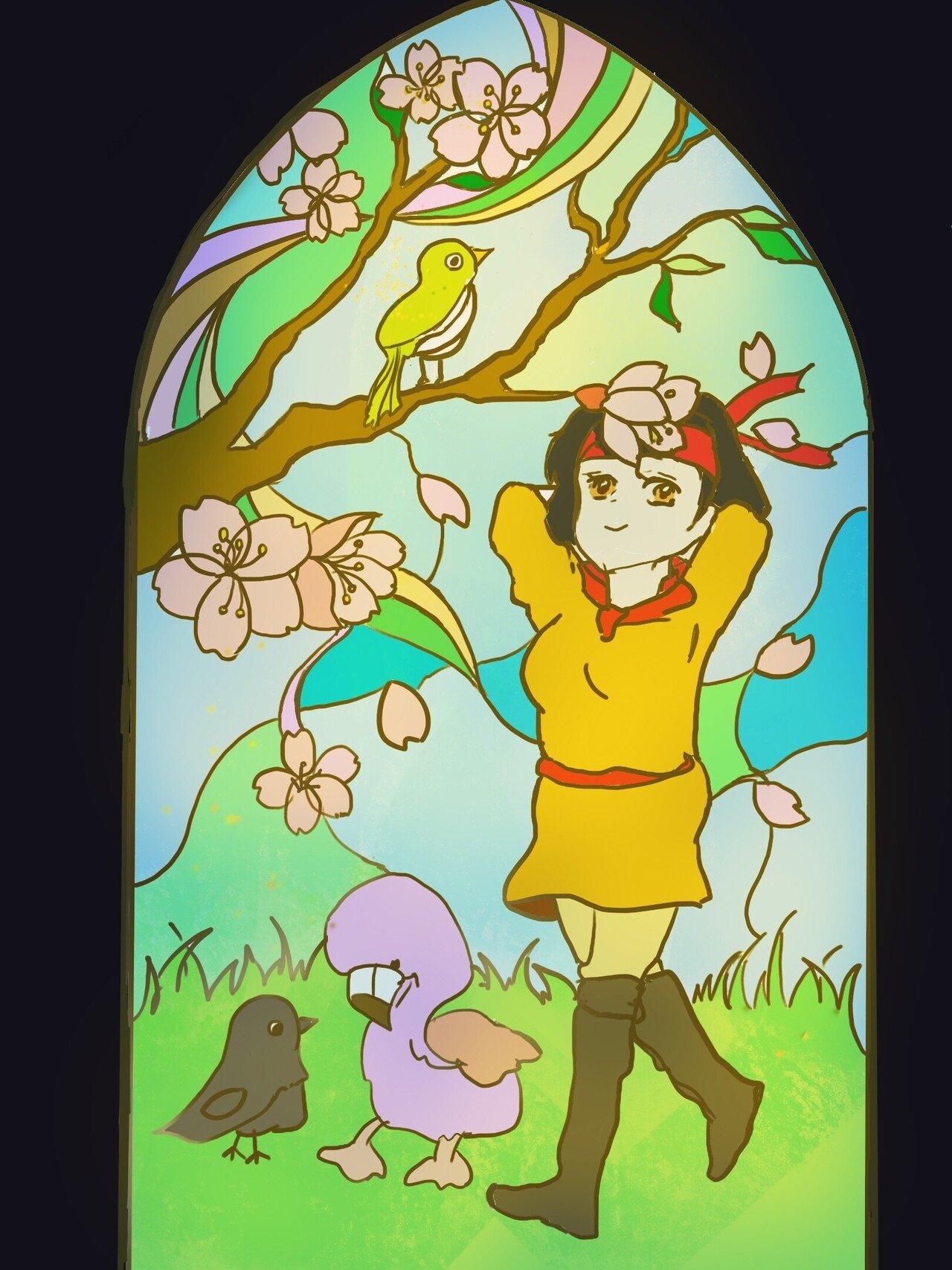 ステンドグラスお披露目会|如月桃子 ステンドグラスお披露目会|如月桃子