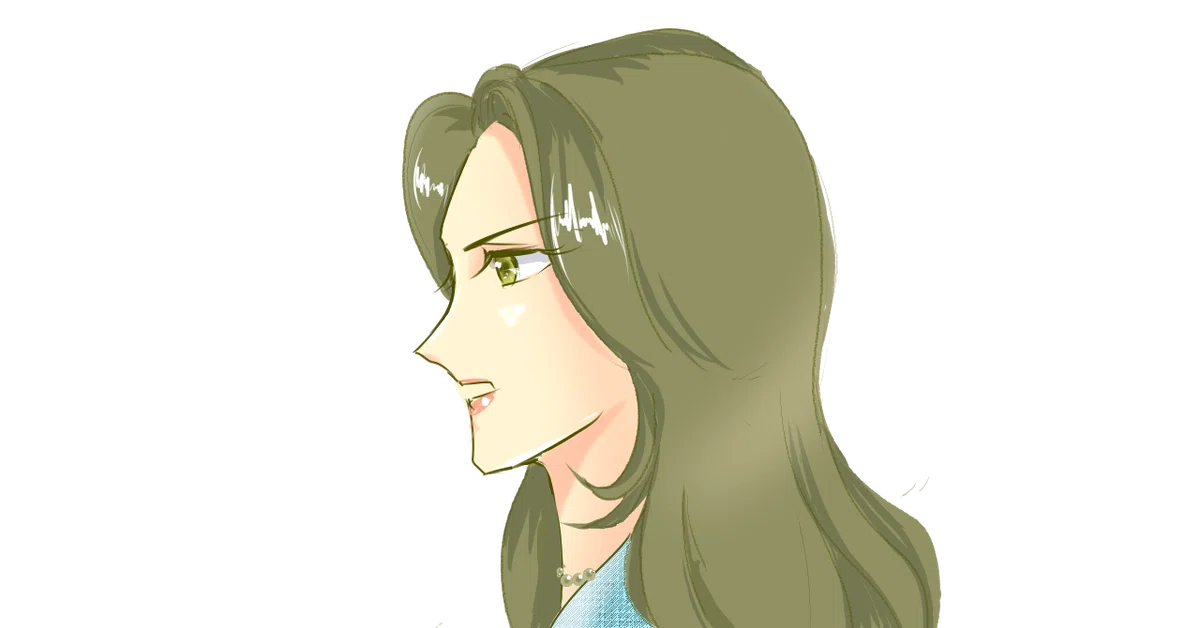 横顔前目やや口きり