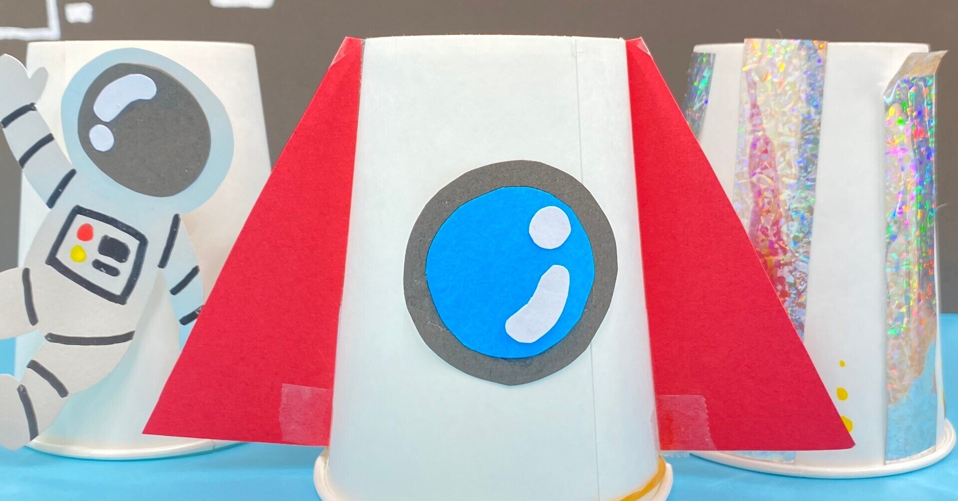 宇宙へ羽ばたけ 簡単 紙コップロケット きらり おうちじかん Note 宇宙へ羽ばたけ 簡単 紙コップロケット きらり おうちじかん Note