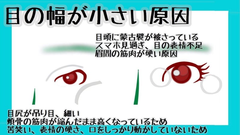 目の横幅を広げる方法 目を大きくする体操とマッサージ方法 お顔の整体師 戸塚哲春 Note