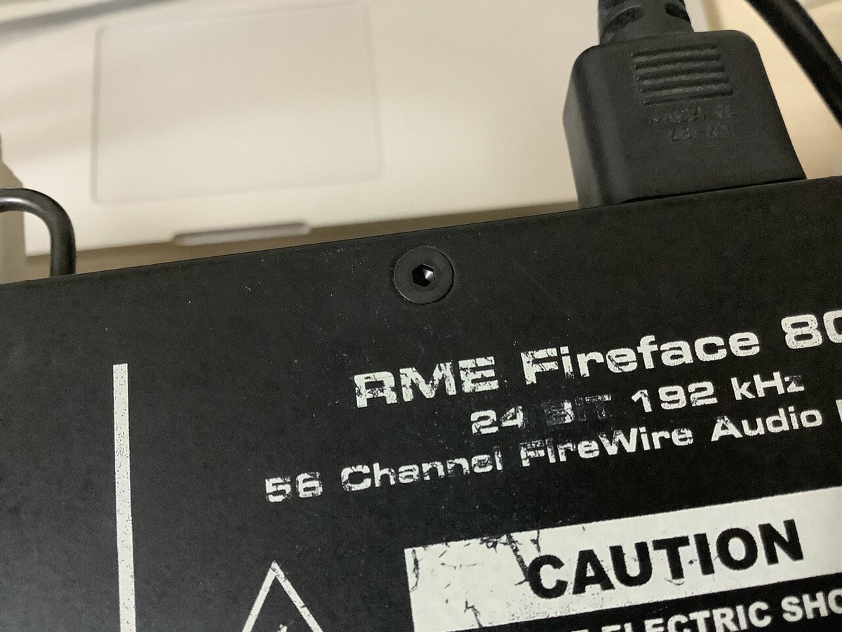 RME Fireface800電源部修理記録まとめ。2021年4月14日。｜蛯原浩彦