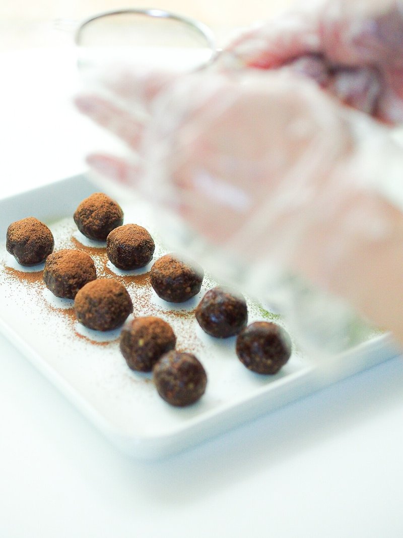 ヘルシーチョコレートエナジーボールのレシピ