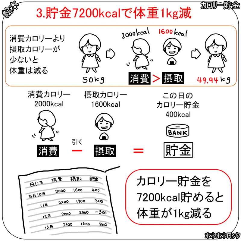 カロ貯 カロリー貯金とはどんなダイエット方法か 東城薫 かお2015 ホネホネロック Note