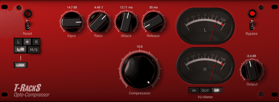 TR5 Opto Compressor』レビュー 〜 デジタルに調整できるオプトコンプ