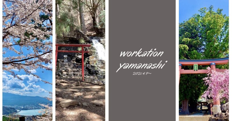 Workation vol.6 YAMANASHI 2021.4.9～③最終話