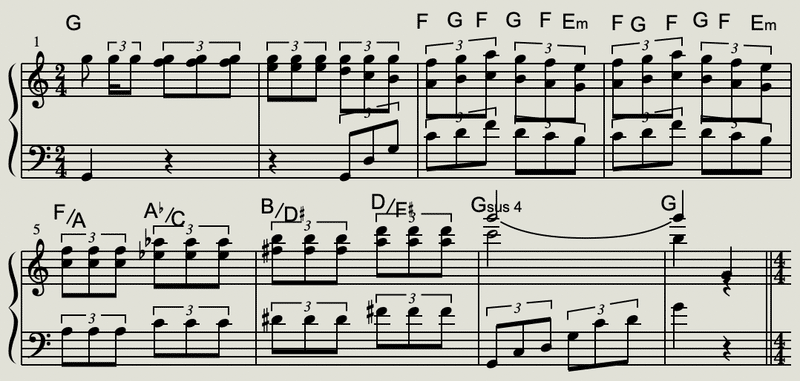 フィナーレ ドラクエ1 楽曲分析 ドラゴンクエスト楽曲分析 Note