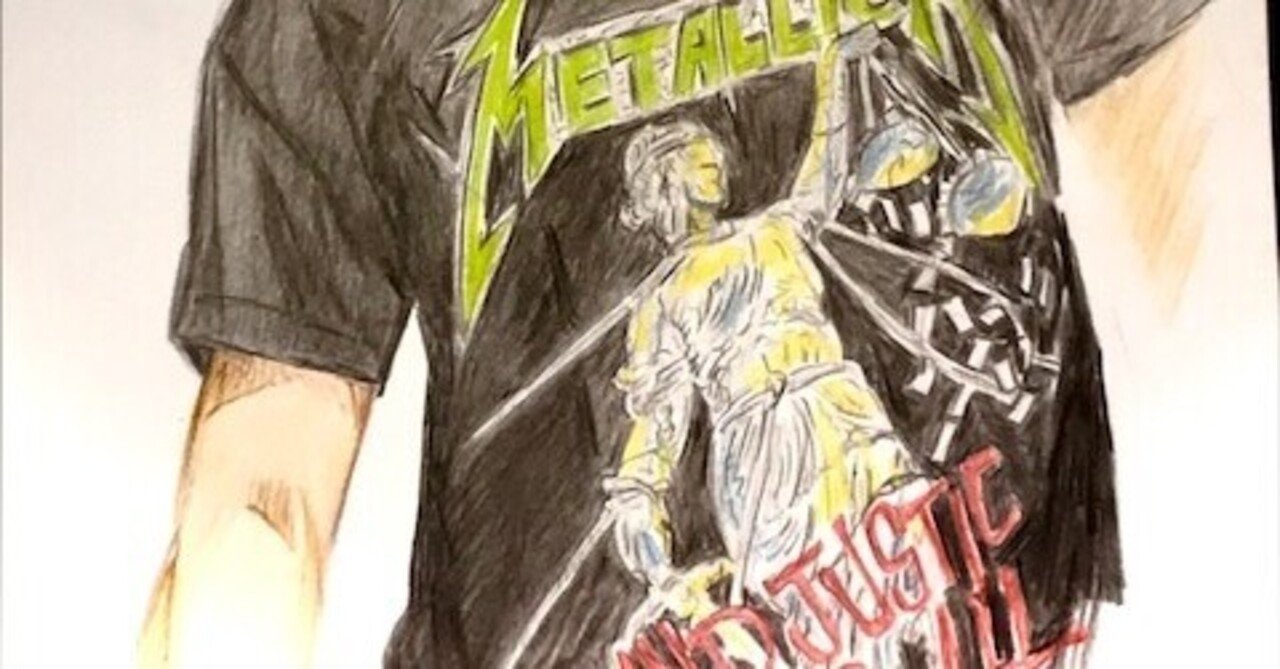 And Justice For All”アルバムジャケットのテミス像と日本企画メタリ缶