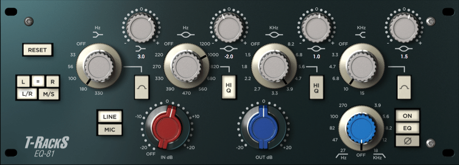 完動品】VINTECH AUDIO X81 専用サプライ NEVE 1081 TR5 EQ 81