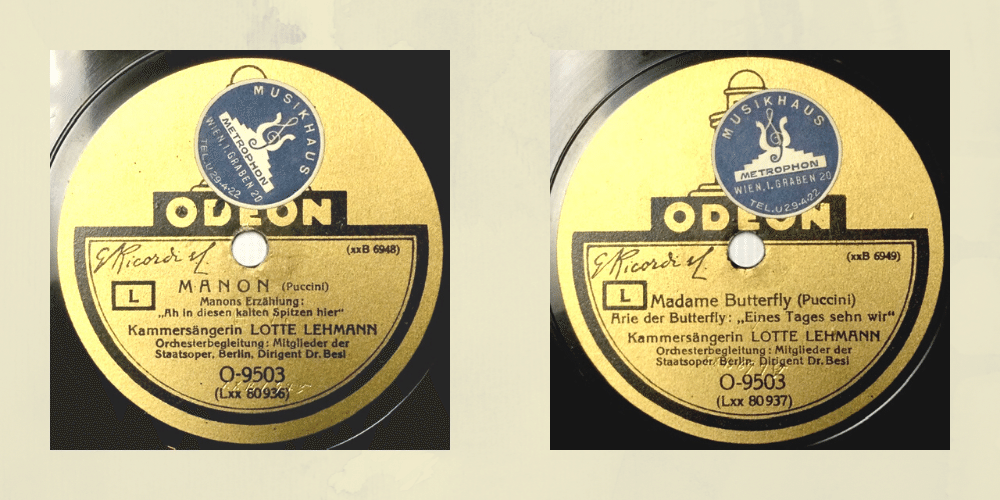 クレデンザ1926×78rpmの邂逅 #38～ロッテ・レーマン オペラ・アリア