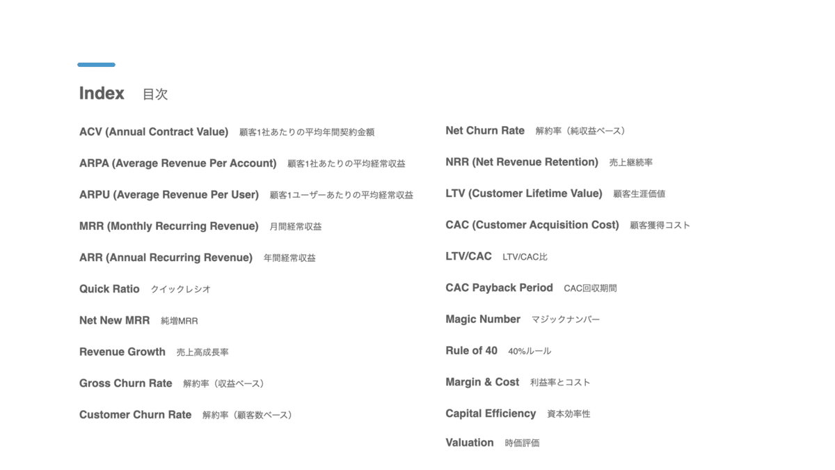 SaaSメトリクス解説｜Yuin Tei
