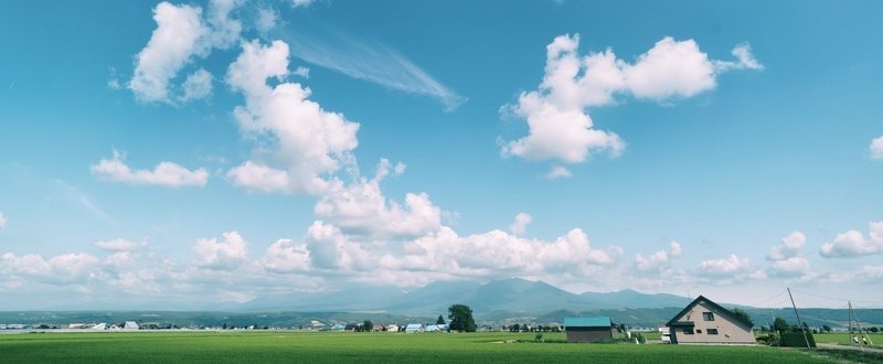 北海道・富良野の夏空
